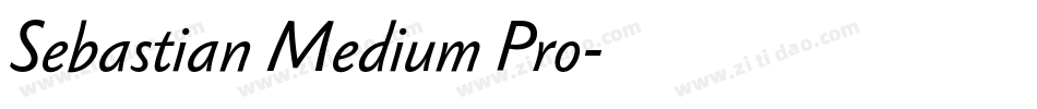 Sebastian Medium Pro字体转换